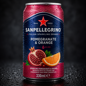 Sanpellegrino- Pomegranate & Orange 330ml